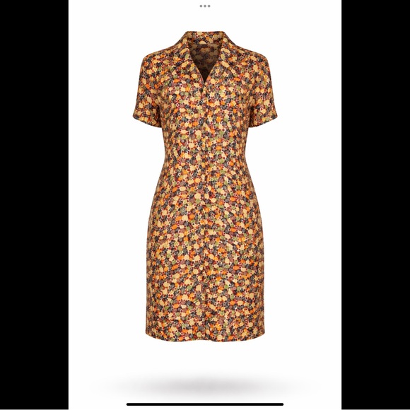 Bob Mackie Dresses & Skirts - Vintage Bob Mackie Studio Silk Abstract Print Dress Size 12